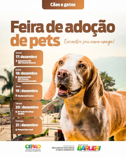 Feira de Adoção de Pets em Barueri