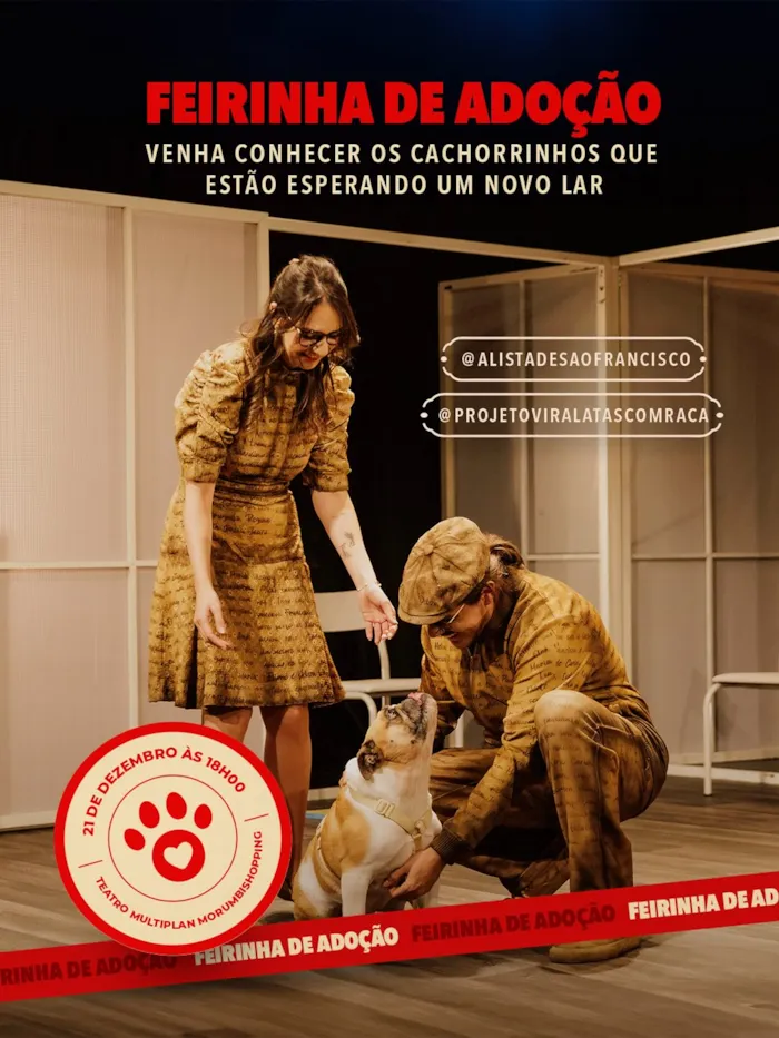 Feirinha de Adoção no Teatro Multiplan MorumbiShopping