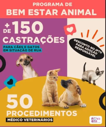 Programa Municipal de Bem-Estar Animal de Nova Era