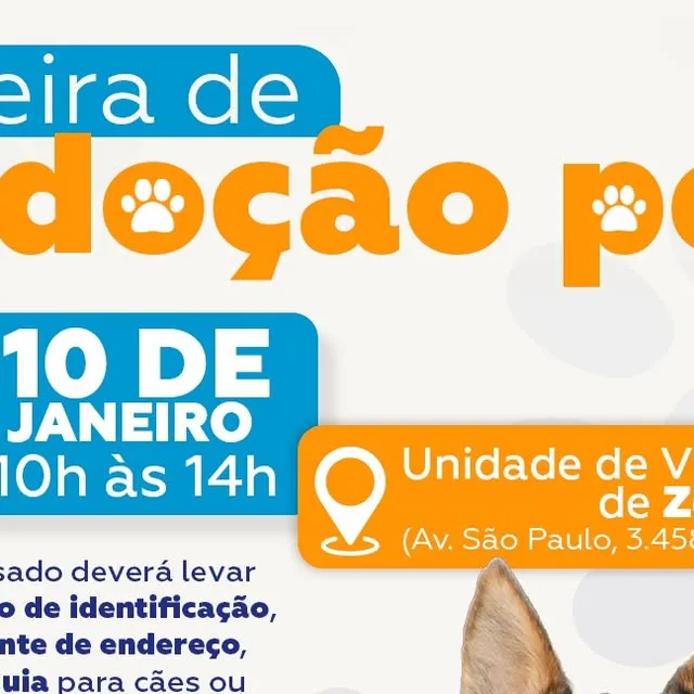 Feira de Adoção Pet em Mongaguá