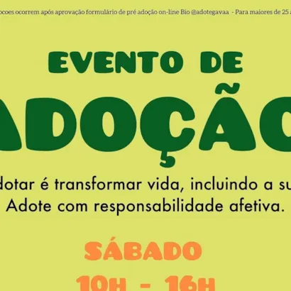 Evento de Adoção