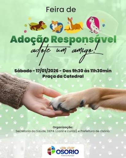 Feira de Adoção Responsável de Pets em Osório
