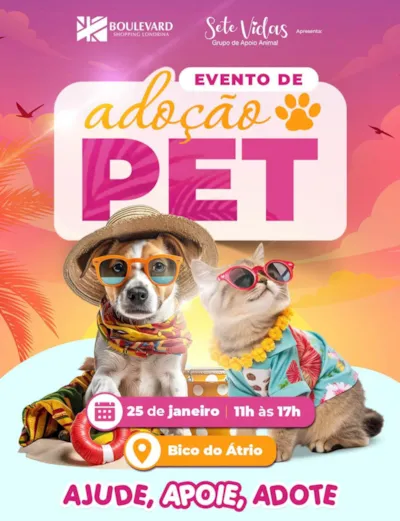 Evento de Adoção Pet de Janeiro