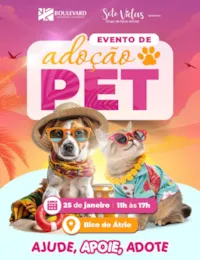 Evento de Adoção Pet de Janeiro