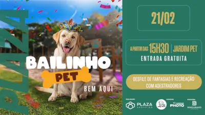Bailinho Pet 2026: Um Carnaval para Você e Seu Pet!