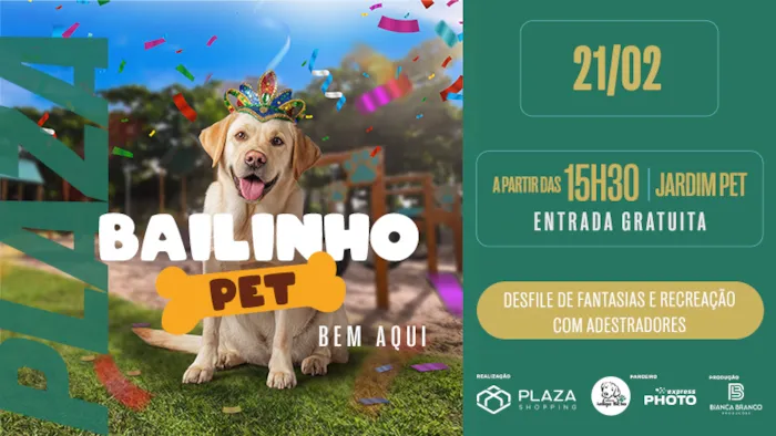 Bailinho Pet 2026: Um Carnaval para Você e Seu Pet!