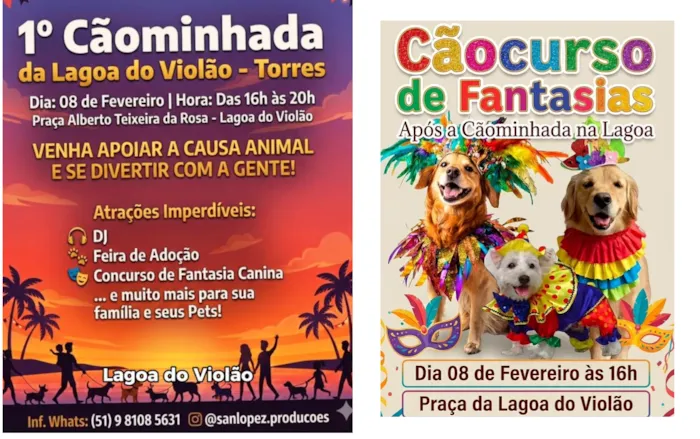 1ª Cãominhada da Lagoa do Violão