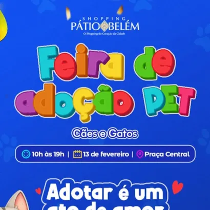 Feira de Adoção PET no Pátio Belém