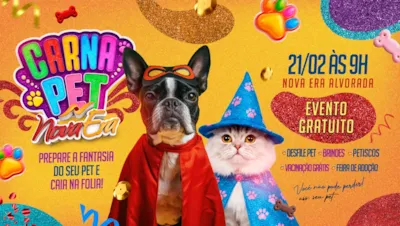 CarnaPet Nova Era: Carnaval divertido com adoção e saúde para seu pet!