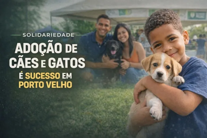 Feira de Adoção de Cães e Gatos é Sucesso em Porto Velho