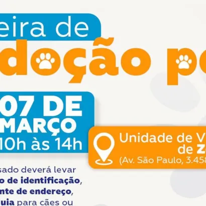 Feira de Adoção Pet em Mongaguá