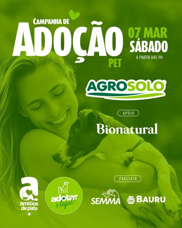 Evento de Adoção de Cães Filhotes em Bauru