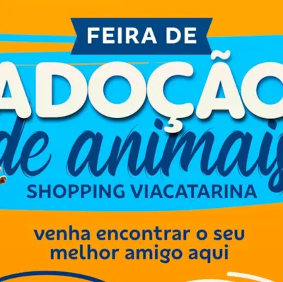 Feira de Adoção de Animais no Shopping ViaCatarina