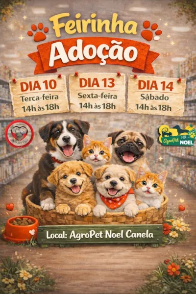 Feirinha de Adoção em Canela