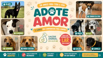 Saúde Animal em Ação: Feira de Adoção de Animais