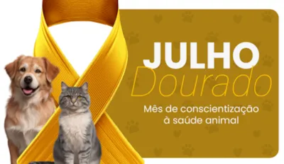 Julho Dourado: Mês de Conscientização à Saúde Animal