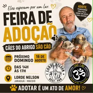 Feira de Adoção de Cães do Abrigo São Cão em Maceió