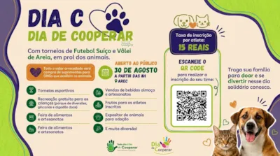 Dia C – Dia de Cooperar com feira de adoção em Naviraí