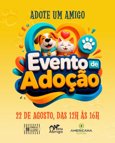 Adoção de Cães e Gatos no Americana Shopping