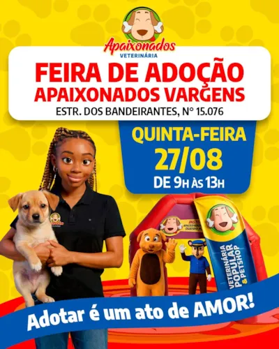 Feira de adocao em Rio de Janeiro: Vargens 2026