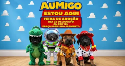 Feira de adoção de cães em União dos Palmares - 22 de agosto