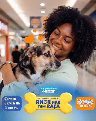 Feira de adoção em Nilópolis: Amor Não Tem Raça