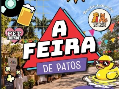 Feira de adoção em Patos de Minas com food trucks e empreendedores