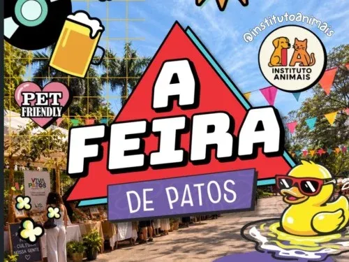 Feira de adoção em Patos de Minas ocorre em 26/09/2026, das 10h às 17h, no Parque do Mocambo. Evento com food trucks, empreendedores e animais para adoção.