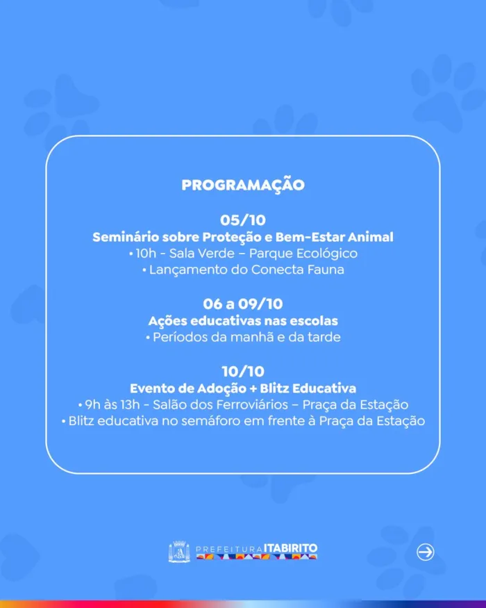 Feira de adoção em Itabirito na Semana Animal - imagem 2