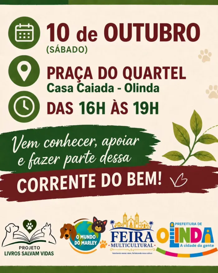 Feira de adoção em Olinda na Feira Multicultural - imagem 6