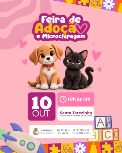 Feira de Adoção e Microchipagem em Itatiaiuçu