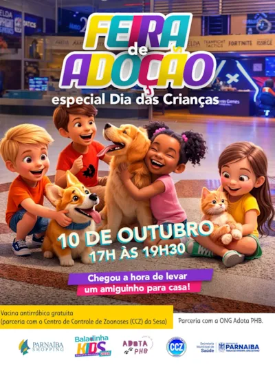 Feira de Adoção no Parnaíba Shopping: Adote um Amigo