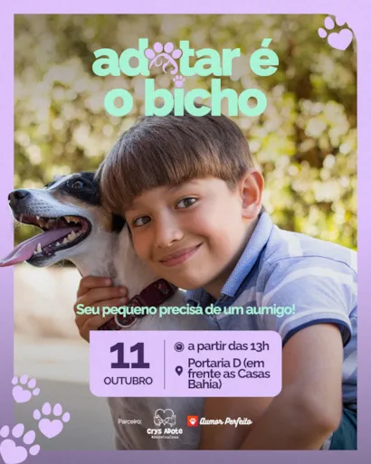 Feira de adoção de animais em Vila Velha, ES