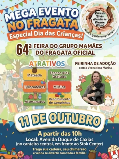 Feirinha de adoção de animais em Pelotas, RS
