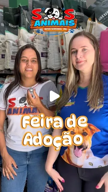 Feira de adoção em Nova Serrana: neste sábado!