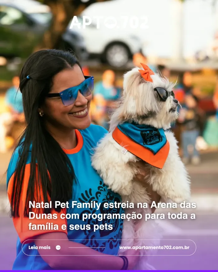Feira de adoção em Natal ocorre em 1º de novembro, na Arena das Dunas, com pets à espera de um lar e programação para toda a família.