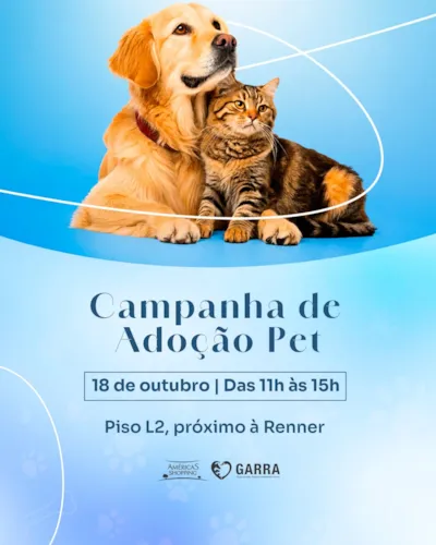 Feira de adoção no Rio de Janeiro: Américas Shopping