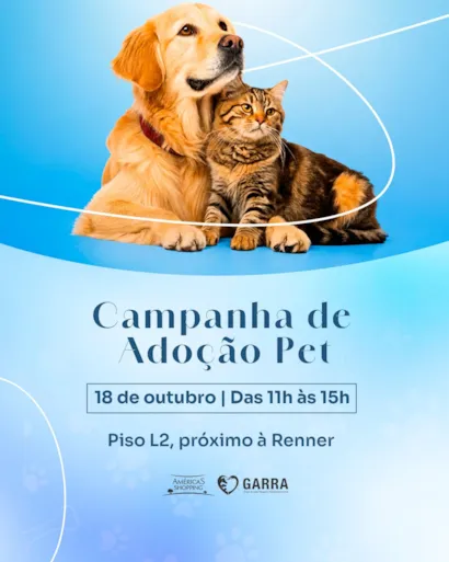 Feira de adoção no Rio de Janeiro: Américas Shopping