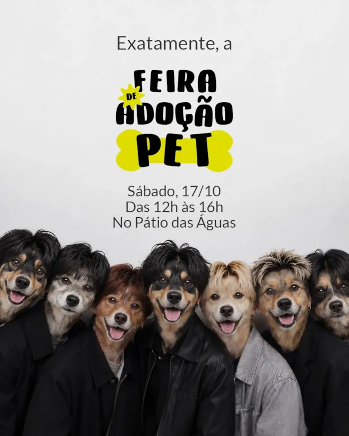 Evento Feira de adoção de pets em Sete Lagoas neste sábado