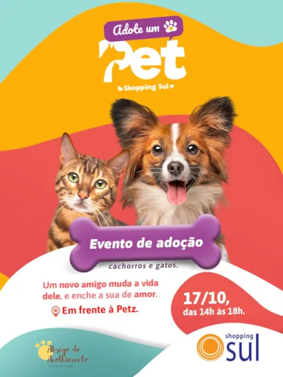 Feira de adoção de pets em Valparaíso de Goiás
