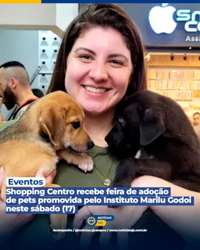 Feira de adoção de cães em São José dos Campos