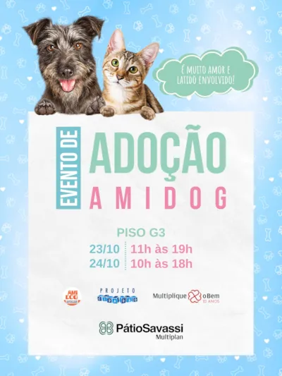 Evento de adoção Amidog chega a Belo Horizonte
