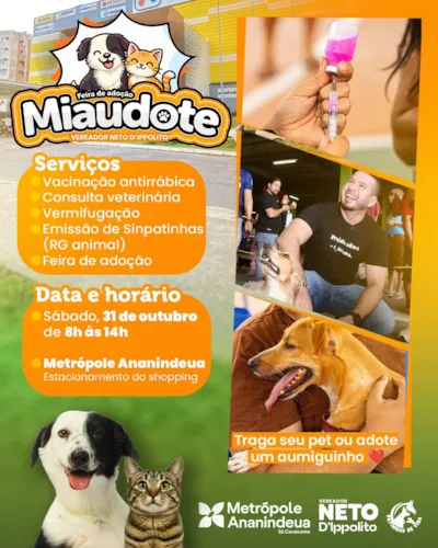 Feira de adoção em Ananindeua no Metrópole