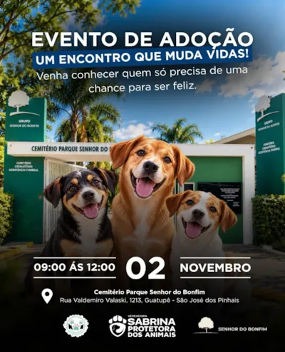 Evento de adoção de animais em São José dos Pinhais