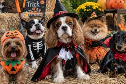 Feira de adoção de animais em Esteio no Halloween