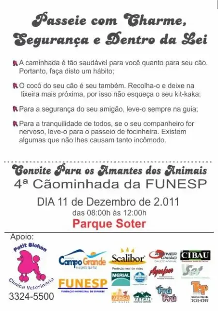 4ª Cãominhada da FUNESP em C.Gde-MS