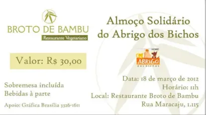 Almoço SOLIDÁRIO 11hs