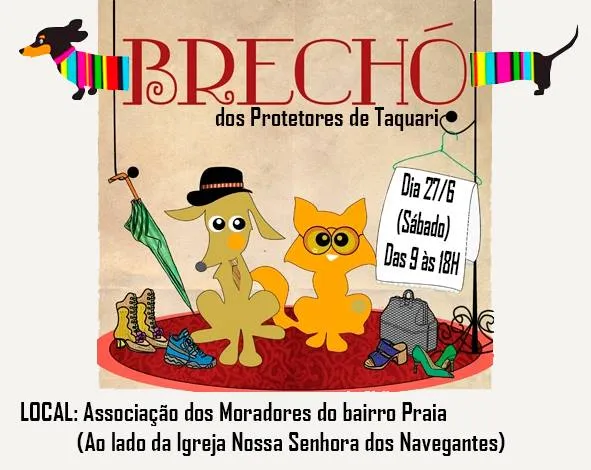 Participe da feira de adoção em Taquari, RS, e encontre seu novo melhor amigo. Venha se encantar com nossos animais e ajude a dar um lar a eles.