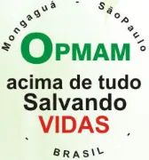 Logo OPMAM - Organização de Protetores do Meio Ambiente e Animais de Mongaguá?